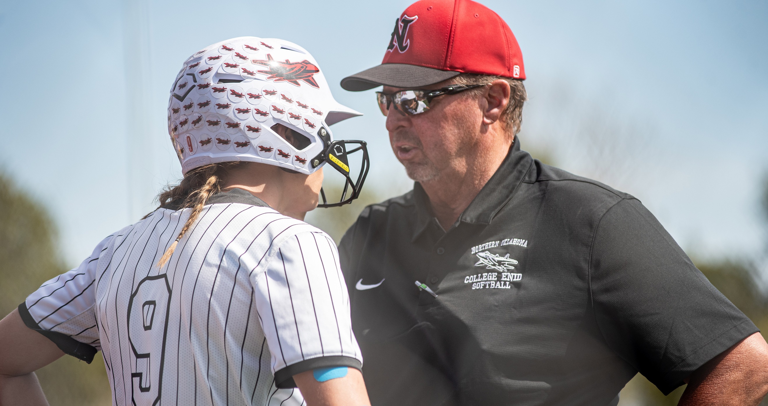 Coach Kissel and Lakelynn Thompson